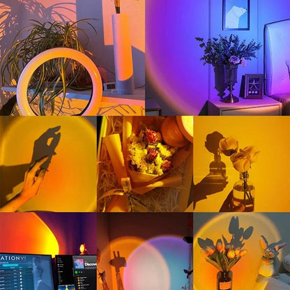 AuraGlow™ Smart Sunset Projector Lamp